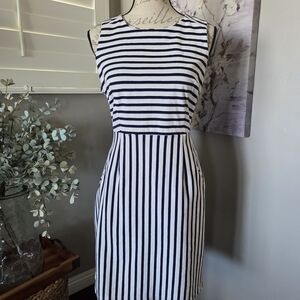 Striped Sleeveless Dress